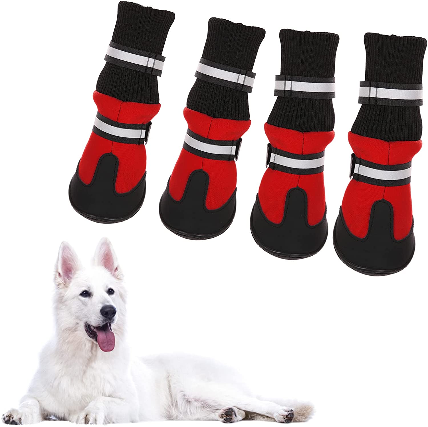 Best Dog Boots That Stay On AntiSlip Dog Shoes