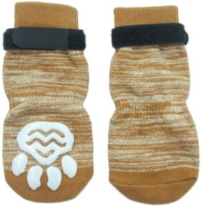 PUPTECK Anti-Slip Dog Socks Pet Paw Protection for Indoor Wear