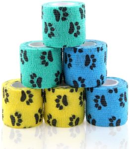 AUPCON Vet Wrap Cohesive Bandages Bulk Self Adhesive Bandage Wrap Self Adherent Wrap Non-Woven for Dogs Pet Animals & Ankle Sprains & Swelling