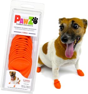 PawZ Dog Boots | Rubber Dog Booties | Waterproof Snow Boots for Dogs | Paw Protection for Dogs