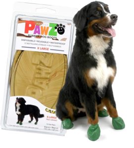 PawZ Dog Rubber Shoes Waterproof Booties for Dogs