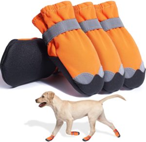 Dog Shoes for Summer Hot Pavement Boots Large Medium Dogs Waterproof Paw Protector
