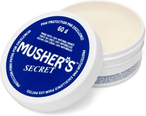 Musher's Secret Dog Paw Wax (2.1 Oz): All Season Pet Paw Protection Against Heat, Hot Pavement, Sand, Dirt, Snow - Great for Dogs on Trails and Walks