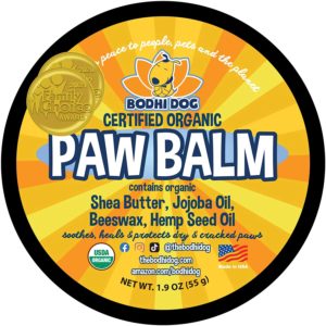 Organic Paw Balm for Dogs & Cats | Natural Soothing & Healing for Dry Cracking Rough Pet Skin | Protect & Restore Cracked and Chapped Dog Paws & Pads | Better Than Paw Wax